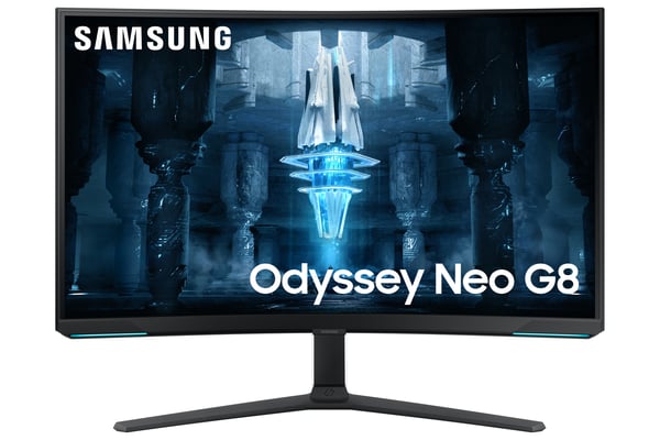 Samsung G85NB platta pc-skärmar 81,3 cm (32") 3840 x 2160 pixlar 4K Ultra HD LED Vit