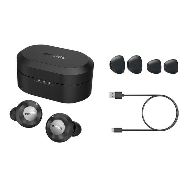 Philips TAT8505BK/00 hovedtelefoner/headset True Wireless Stereo (TWS) I ørerne Musik Sort