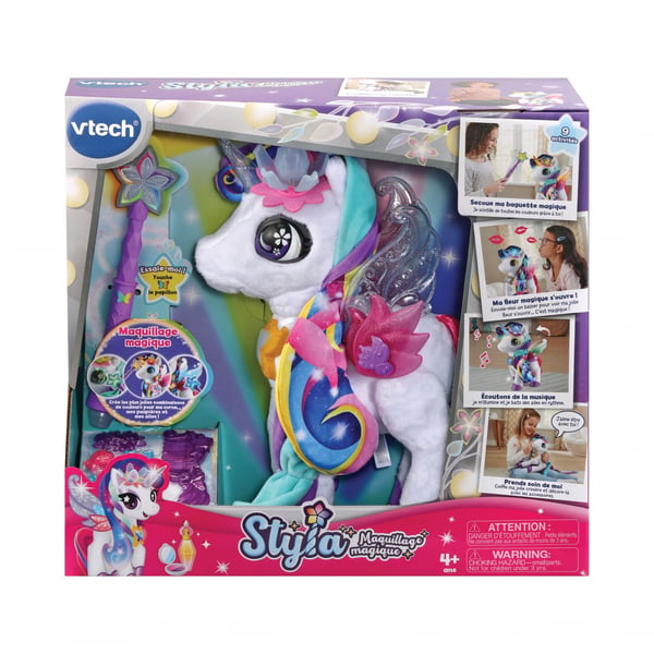 VTech KidiPet Friends STYLA, MA LICORNE MAQUILLAGE MAGIQUE