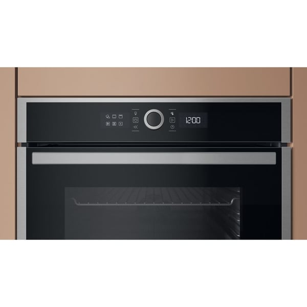 Hotpoint HAOI4S8HM0XA 73 L Sort, Rustfrit stål