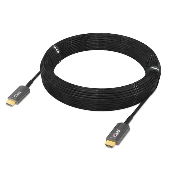 Club 3D CAC-1377 - Ultra High Speed - HDMI-kabel - HDMI han til HDMI han - 15 m - Fiberoptisk