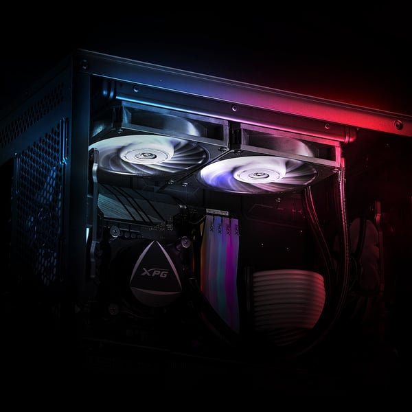 XPG VENTO PRO 120 PWM Computerkabinet Ventilator 12 cm Sort, Hvid 1 stk