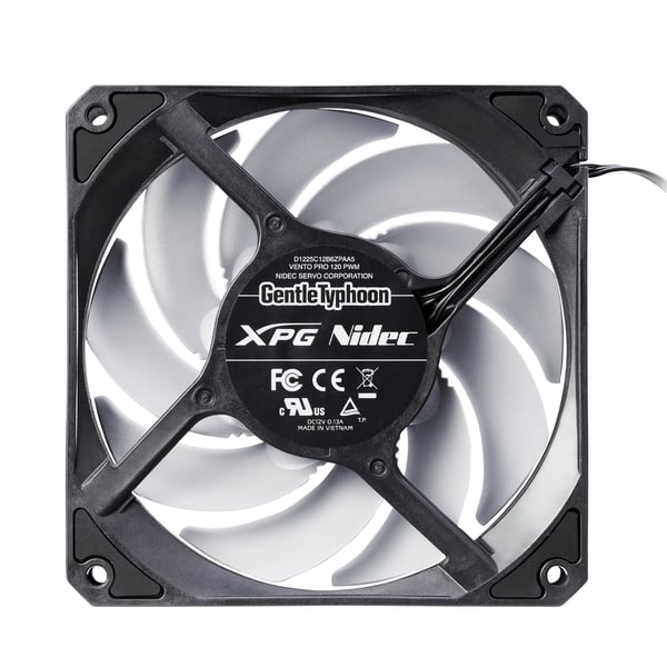 XPG VENTO PRO 120 PWM Computerkabinet Ventilator 12 cm Sort, Hvid 1 stk