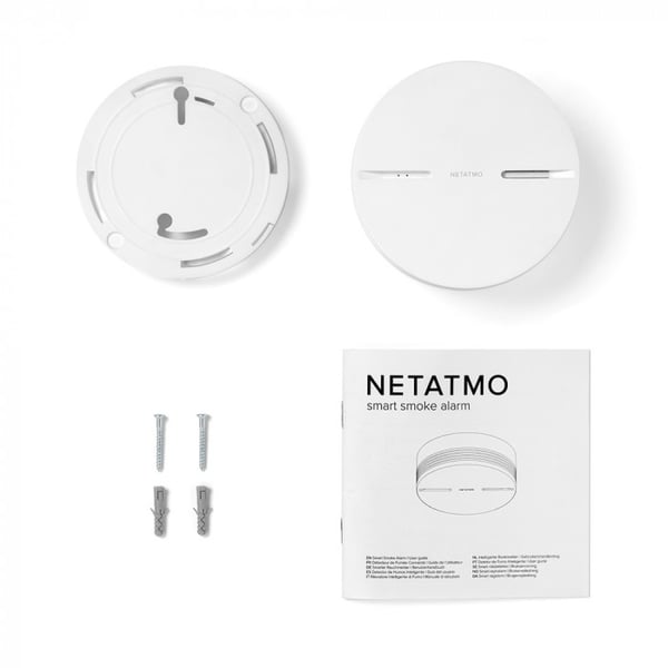 Netatmo NSA-DE smart rökdetektor Fotoelektrisk reflektionsdetektor Hopkopplingsbara Trådlösa anslutningar