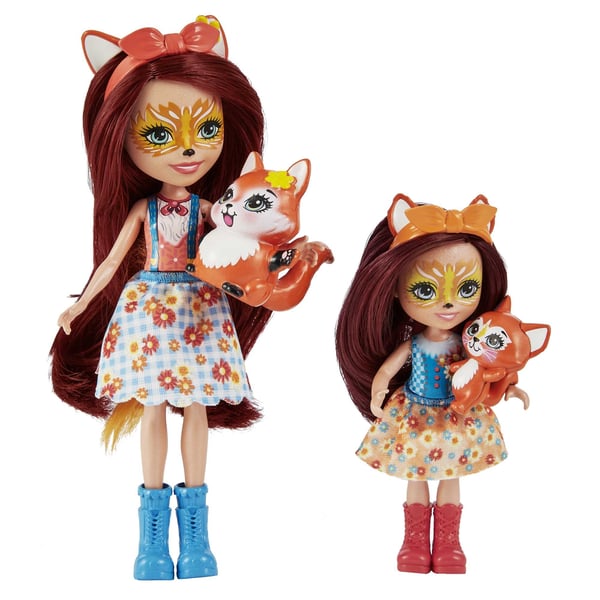 Enchantimals FELICITY FOX ja FLICK sekä FEANA FOX ja MIXTE