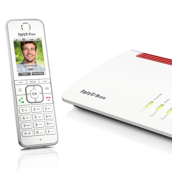 Fon C6 International DECT-puhelin Soittajan tunnistus Valkoinen