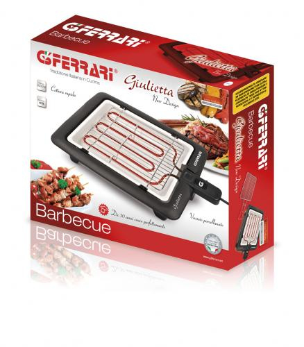 G3 Ferrari G10024 sähkögrilli Vapaasti seisova 2000 W Musta