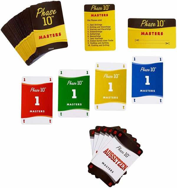 Mattel Games Phase 10 Masters