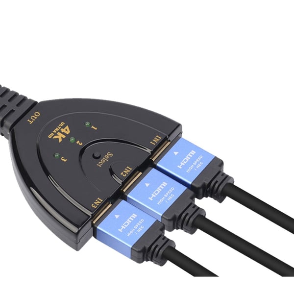 Techly IDATA HDMI-3F30 video-switch