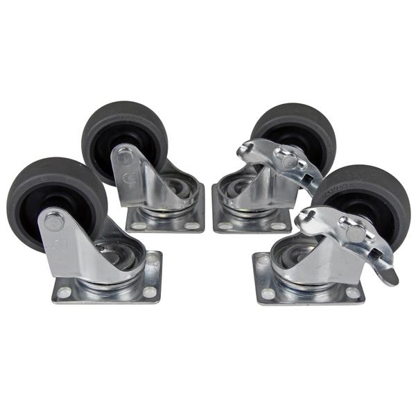 StarTech.com RK960CP stativ 9U Fritstående reol Sort