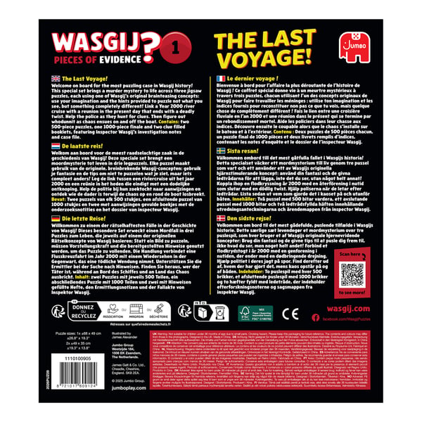 Wasgij Pieces of Evidence 1 - Den sidste rejse!