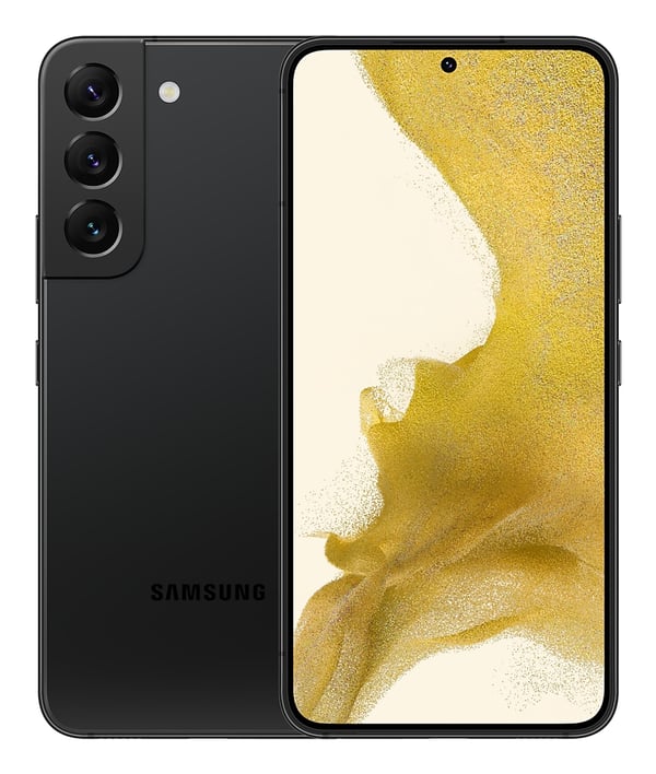 Samsung Galaxy S22 SM-S901B 15,5 cm (6.1") Dual SIM Android 12 5G USB Type-C 8 GB 128 GB 3700 mAh Sort
