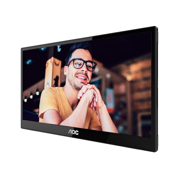 AOC 16T3EA bärbar tv-apparat och monitor Svart 39,6 cm (15.6") 1920 x 1080 pixlar