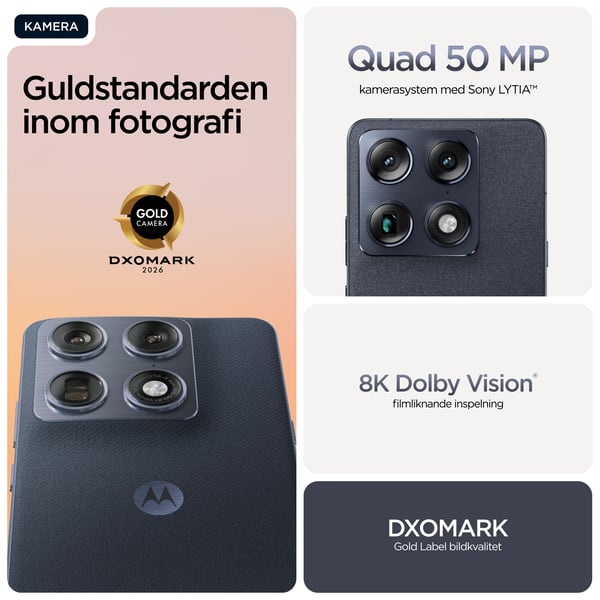 Motorola Signature 5G Smartphone 16/512GB Android 16 Pantone Carbon (PBAB0002SE)