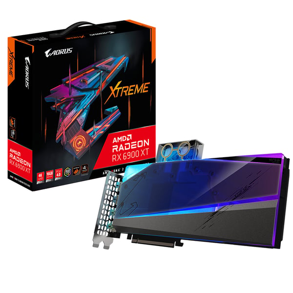 GIGABYTE AORUS GV-R69XTAORUSX WB-16GD grafikkort AMD Radeon RX 6900 XT 16 GB GDDR6