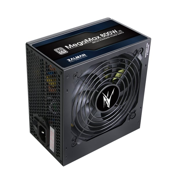 Zalman ZM800-TXII MegaMax 80PLUS 230V EU STANDARD Certified high efficiency PCI-E strömförsörjningsenheter 800 W ATX Svart