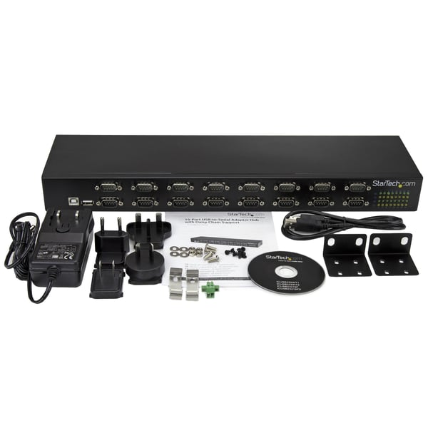 StarTech.com USB till seriell adapterhubb med 16 portar
