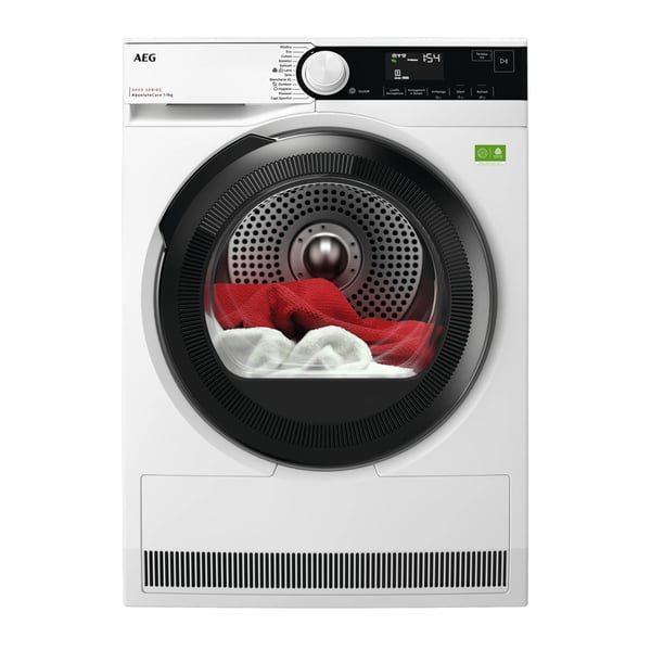 AEG Series 8000 TR8HDBG9B tørretumbler Fritstående Front-læsning 9 kg Hvid