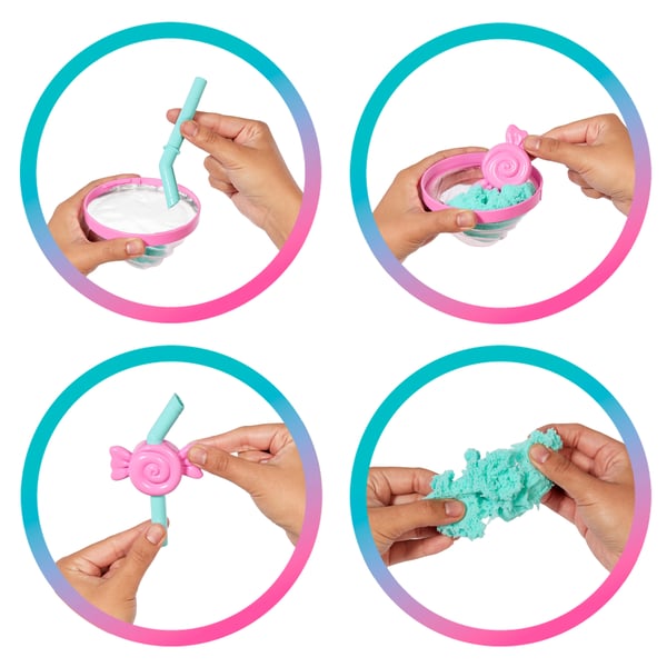 Barbie Pop Reveal -set med docka och tillbehör i godsaksserien, Sweet Swirl-modedocka och husdjur