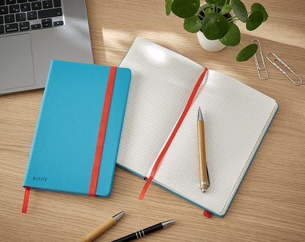 Leitz Cosy notesbog Soft Touch kvadreret med Hardcover