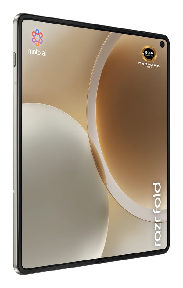 Motorola razr fold 20,6 cm (8.09") Kaksois-SIM Android 16.0 5G USB Type-C 16 GB 512 GB 6000 mAh Valkoinen