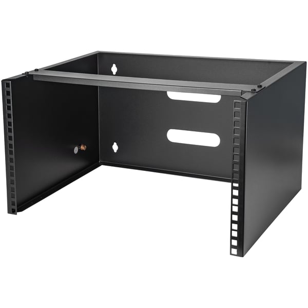 StarTech.com WALLMOUNT6 stativ 6U Vægmonteret stativ Sort StarTech.com WALLMOUNT6 stativ 6U Vægmonteret stativ Sort