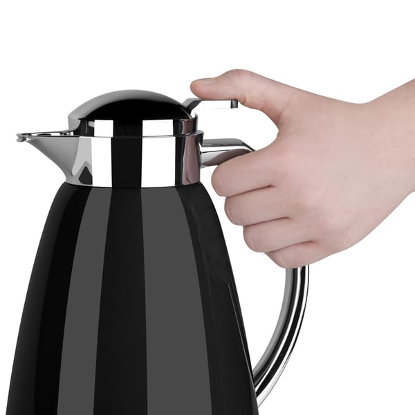Tefal K30310 termospullo 1 L Musta, Ruostumaton teräs