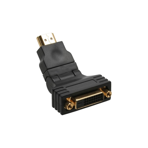 InLine 17670W kabel kønsskifter DVI-D female DVI-D Sort