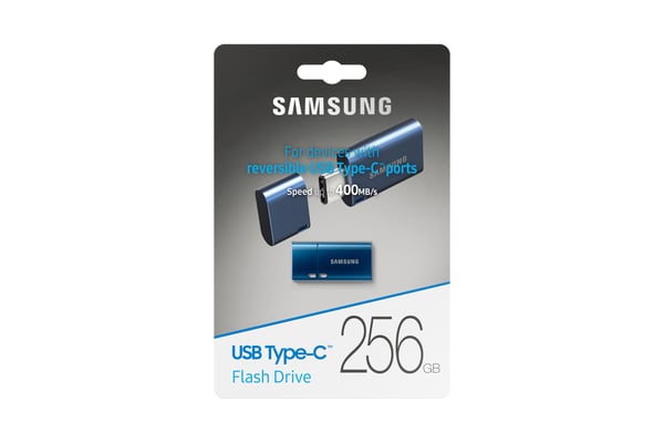 Samsung MUF-256DA USB-muisti 256 GB USB Type-C 3.2 Gen 1 (3.1 Gen 1) Sininen