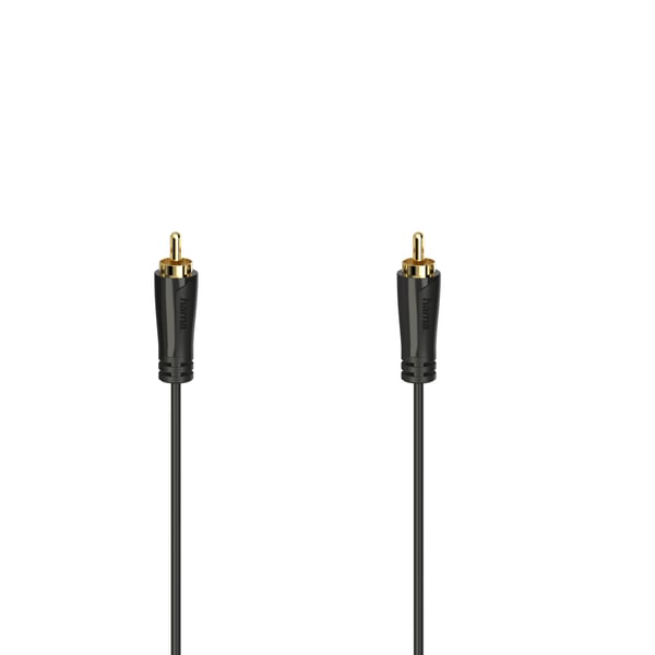 Hama 00205148 audiokaapeli 1,5 m RCA Musta