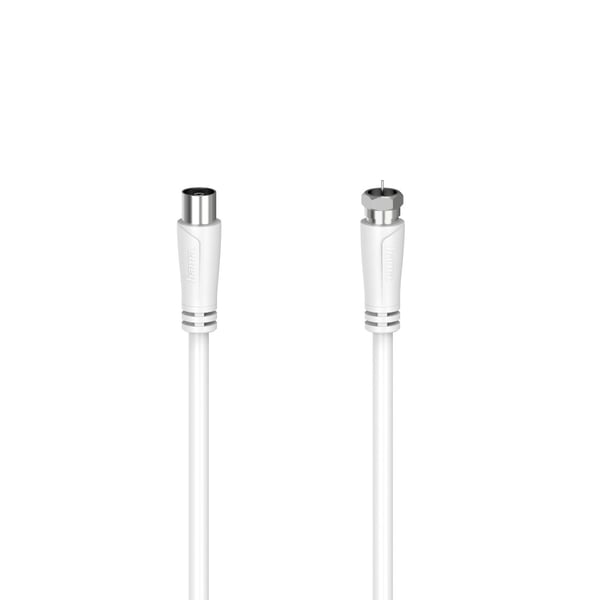 Hama 00205061 koaxialkablar 1,5 m Koaxial F Vit