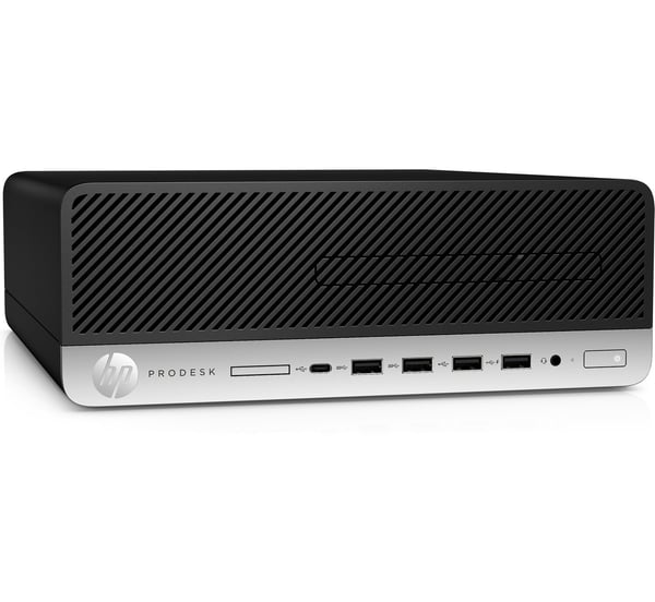 T1A HP ProDesk 800 G4 Refurbished Intel® Core™ i5 i5-8500 8 GB DDR4-SDRAM 256 GB SSD Windows 11 Pro SFF PC Svart, Silver