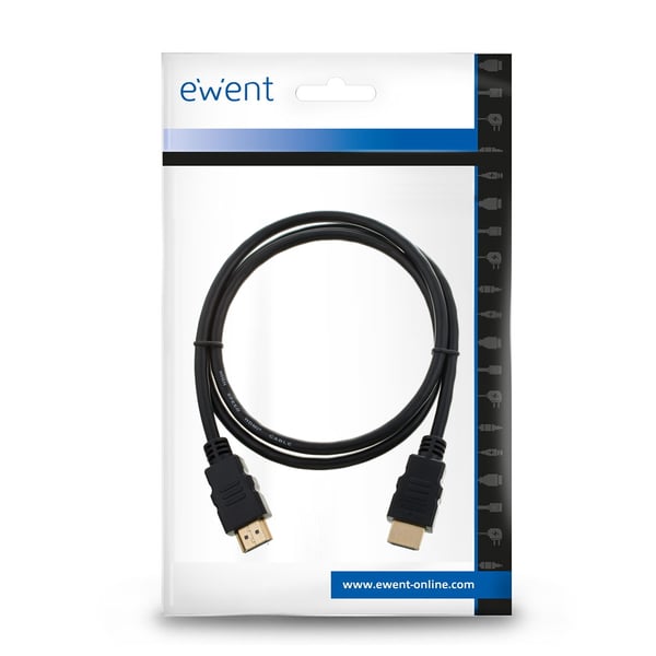 Ewent EC1321 HDMI-kaapeli 1,8 m HDMI-tyyppi A (vakio) Musta