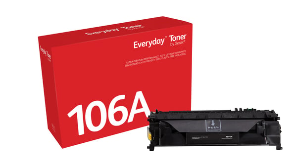 Everyday™ Mustavalko Toner by Xerox compatible with HP 106A (W1106A), Standard capacity Everyday™ Mustavalko Toner by Xerox compatible with HP 106A (W1106A), Standard capacity
