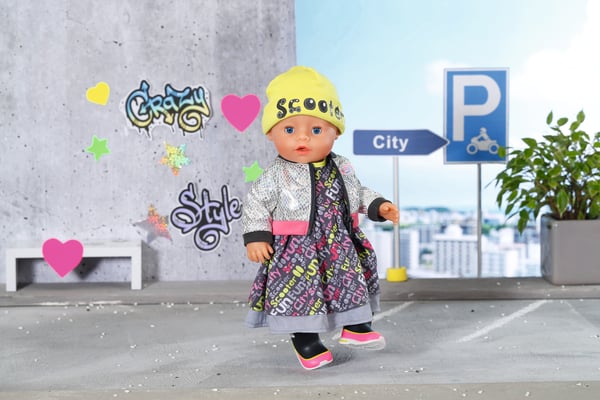 BABY born City Deluxe Style Dockkläduppsättning