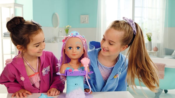 BABY born Sister Styling Mermaid Head Badedukke Flerfarvet