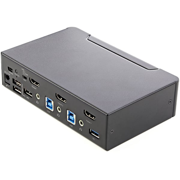 StarTech.com SV231HU34K6 KVM-kytkin Telineasennus Musta