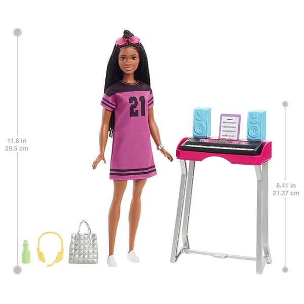 Barbie Big City, Big Dreams “Brooklyn” Doll & Music Studio Playset