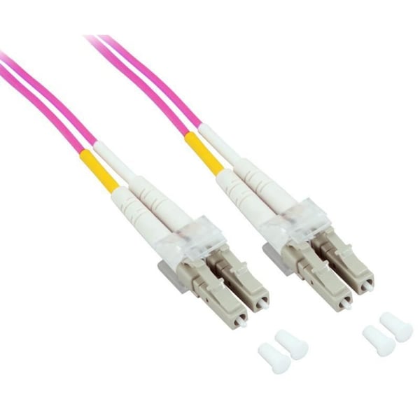 Techly LC M-M 20m InfiniBand och fiberoptisk kabel Fuchsia