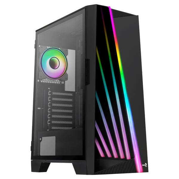 AEROCOOL ADVANCED TECHNOLOGIES AeroCool Mirage-G-BK-v1 - Miditower - ATX - Sidopanel med fönster (g