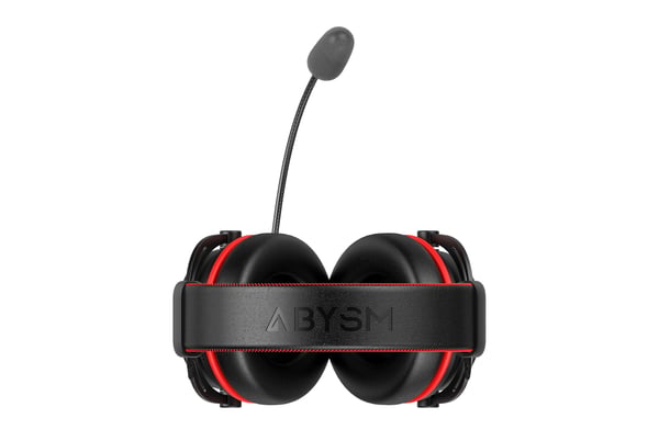 ABYSM AG700 Pro 7.1 Black Headset Ledningsført Spil Sort, Rød