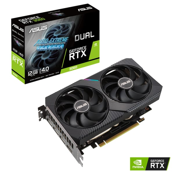ASUS Dual -RTX3060-12G-V2 NVIDIA GeForce RTX 3060 12 GB GDDR6