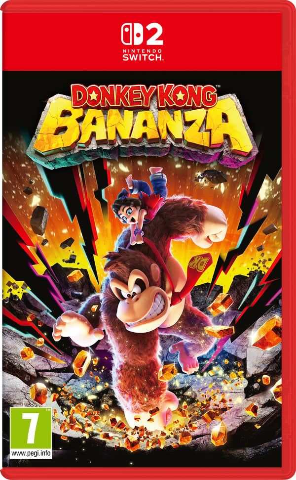 Nintendo Donkey Kong Bananza Standard Tysk, Hollandsk, Engelsk, Spansk, Fransk, Italiensk, Japansk, Koreansk, Russisk Nintendo Switch 2