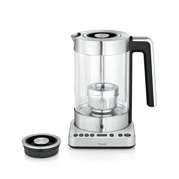 WMF Lono 0413160011 elkedel 1,7 L 3000 W Sort, Rustfrit stål, Transparent