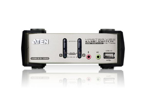 ATEN CS1732B-AT-G KVM Switch Sort, Metallic
