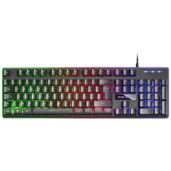 Mars Gaming MCPXBFR tangentbord Mus inkluderad Spela USB Fransk Svart