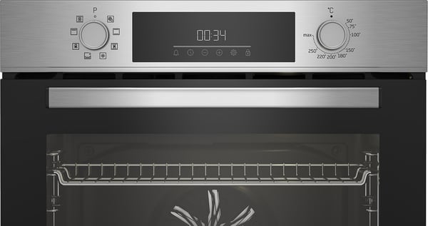 Beko BBIM12301X ovn 72 L Sort, Rustfrit stål