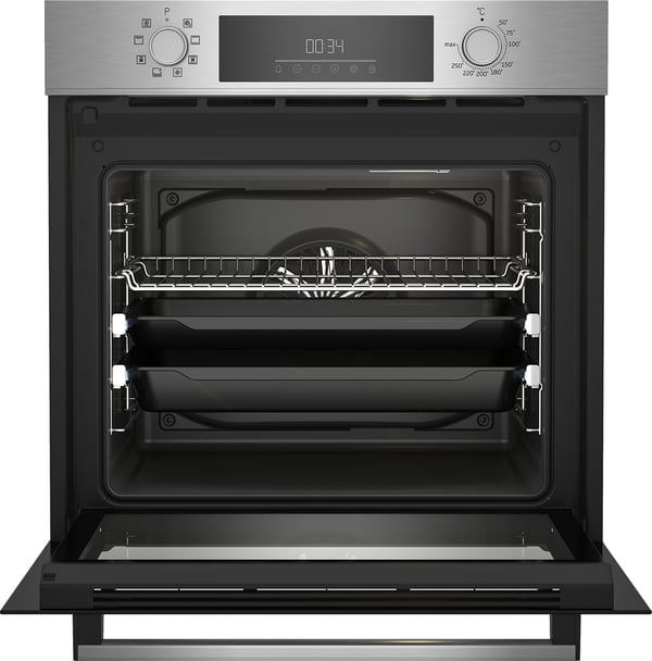 Beko BBIM12301X ovn 72 L Sort, Rustfrit stål