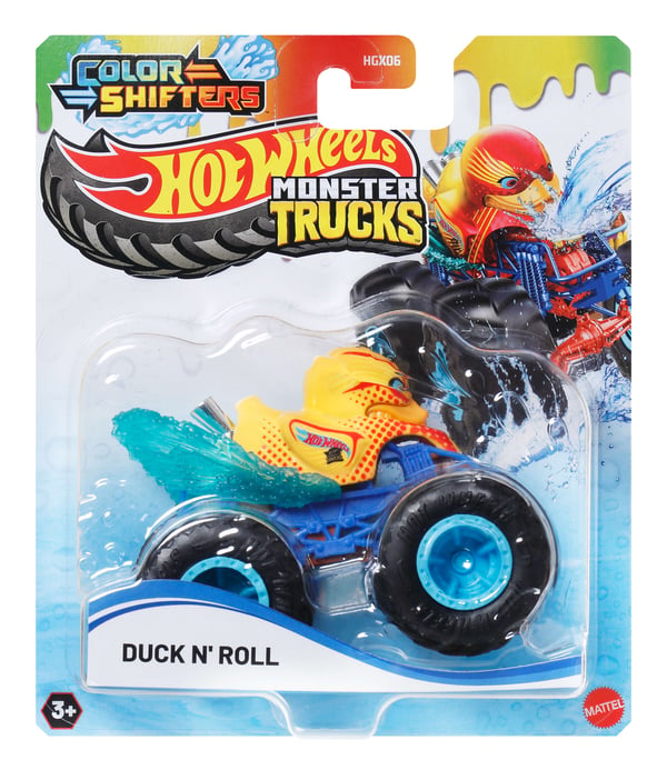 Hot Wheels Monster Trucks COLOR SHIFTERS DUCK 'N' ROLL vehicle