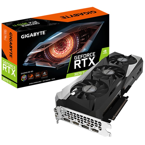 GIGABYTE GAMING GV-N307TGAMING OC-8GD grafikkort NVIDIA GeForce RTX 3070 Ti 8 GB GDDR6X